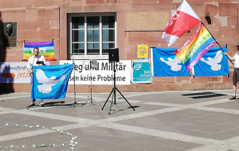 Hiroshimatag in Frankfurt a.M. am Samstag, den 6.8.2022